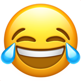 Gesicht mit Freudentränen Emoji