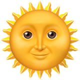 Sonne mit Gesicht Emoji