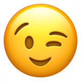 Zwinkerndes Gesicht Emoji