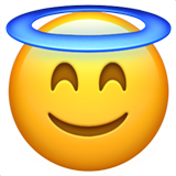 Smiling Face with Halo Emoji